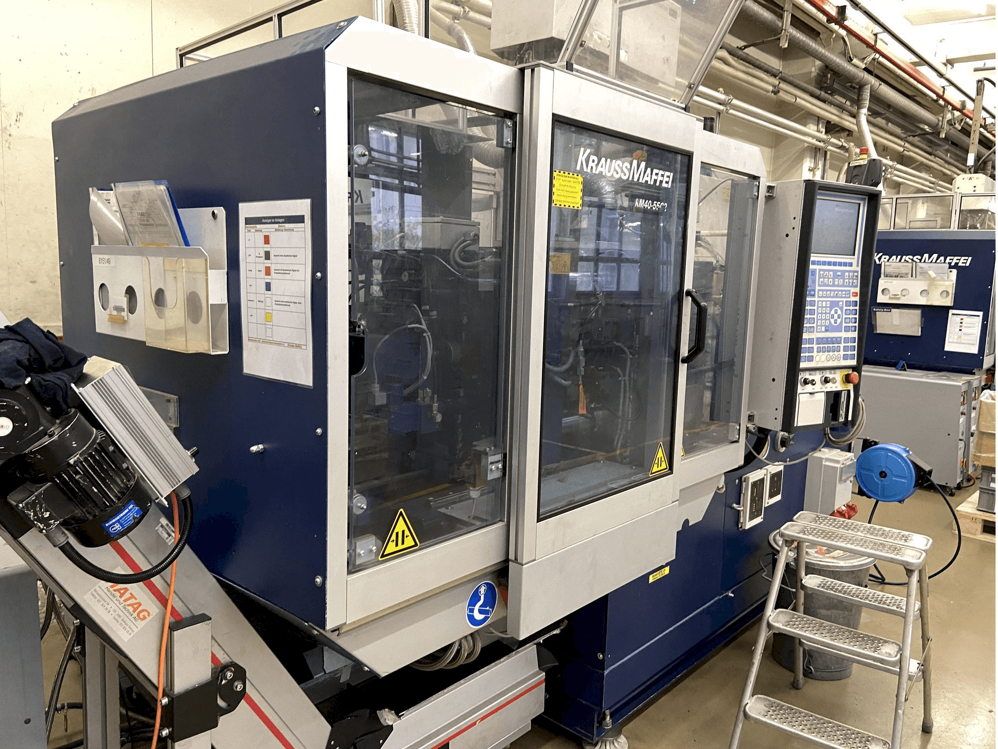 Front view of Krauss Maffei 40-55 C2 machine