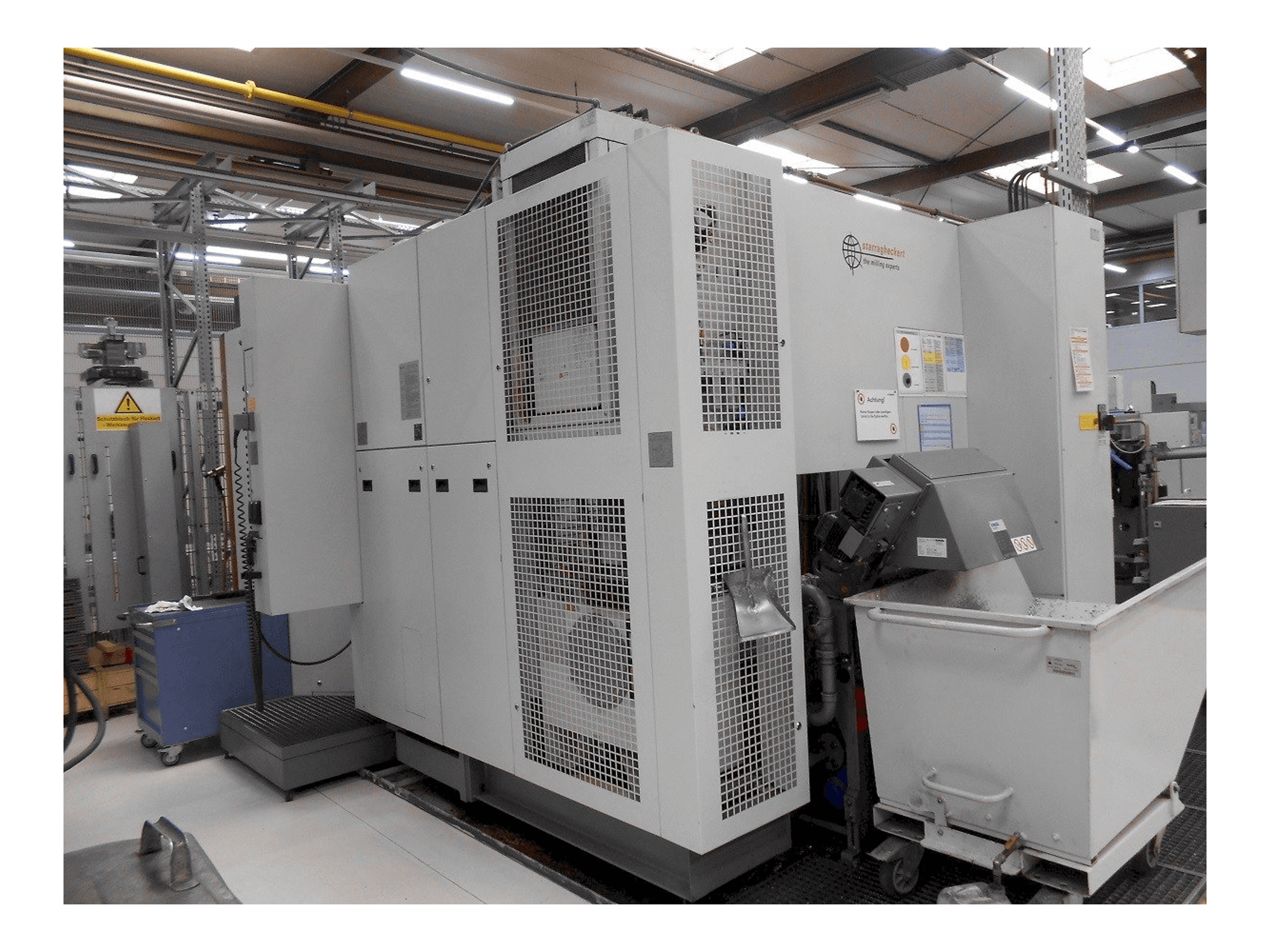 Vista lateral izquierda de la máquina Heckert HEC 500 D XXL