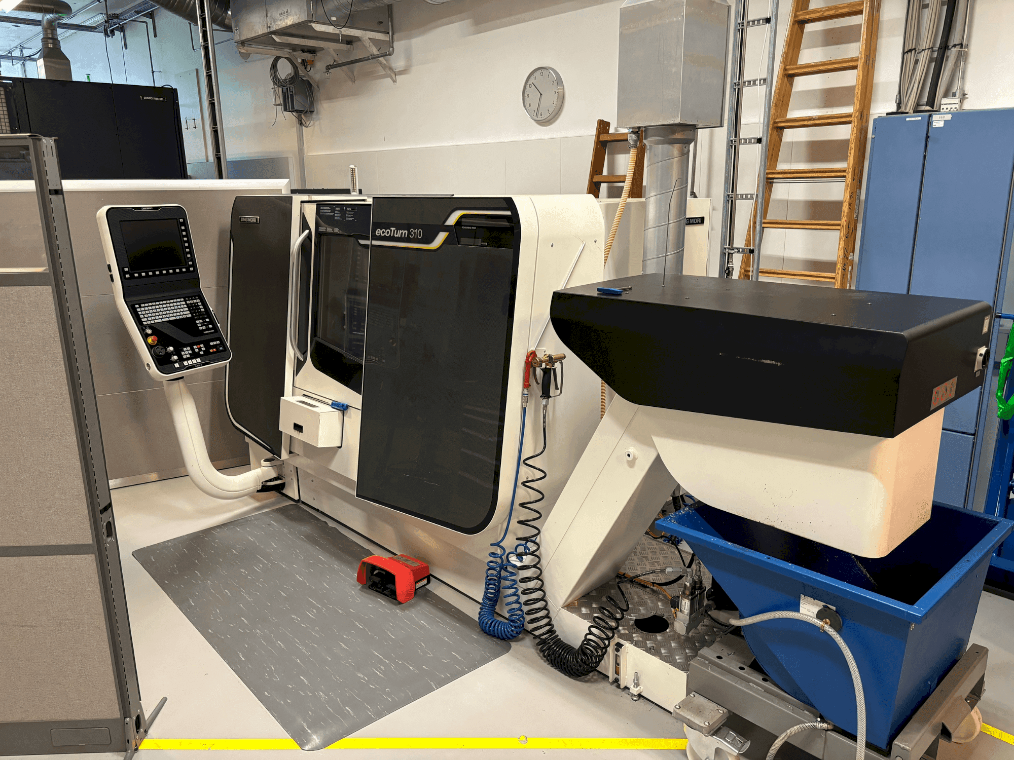 Front view of DMG MORI ECOTURN 310 V3 machine