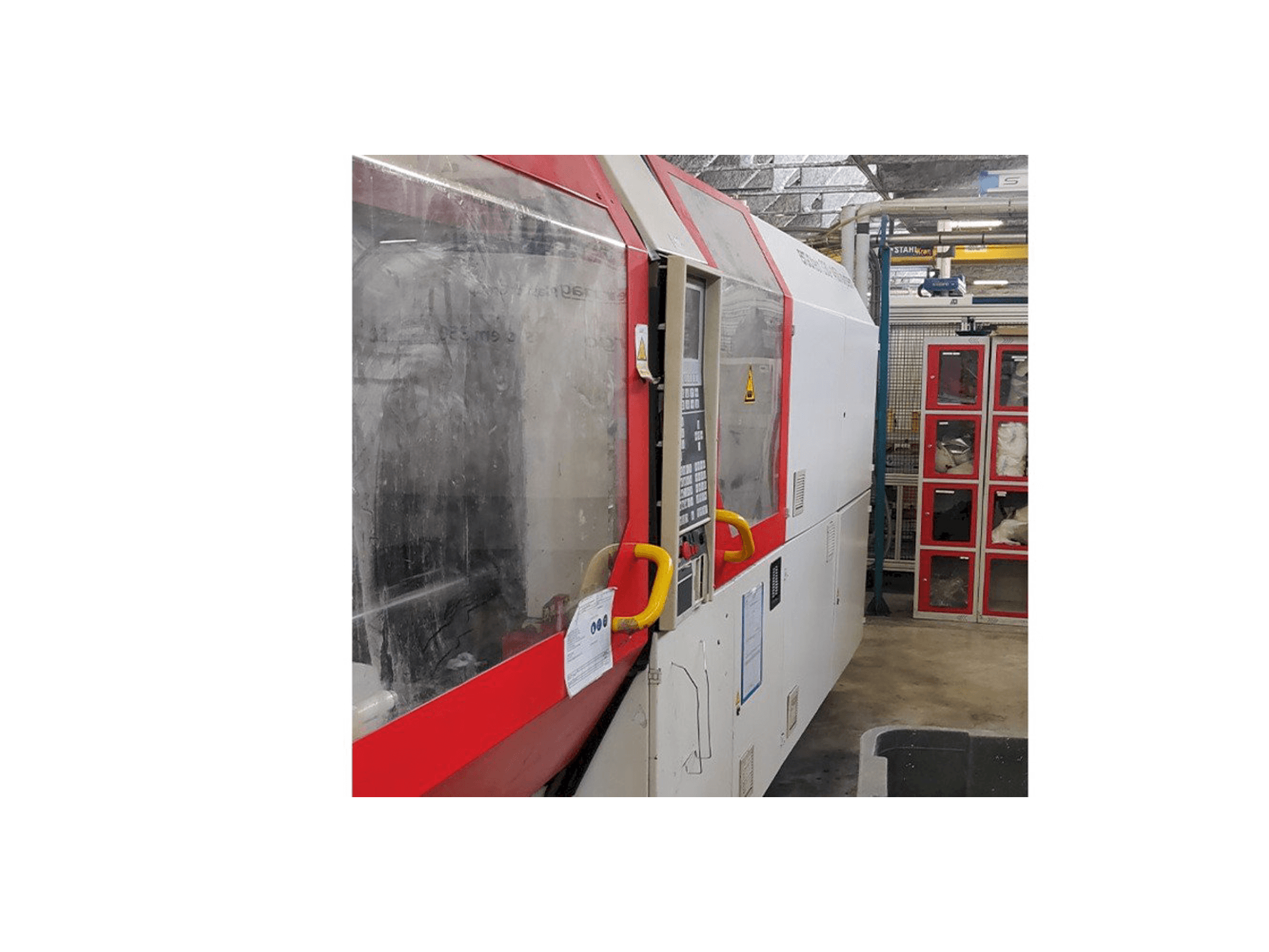 Vista frontal de la máquina DEMAG Ergotech 330-1450 system