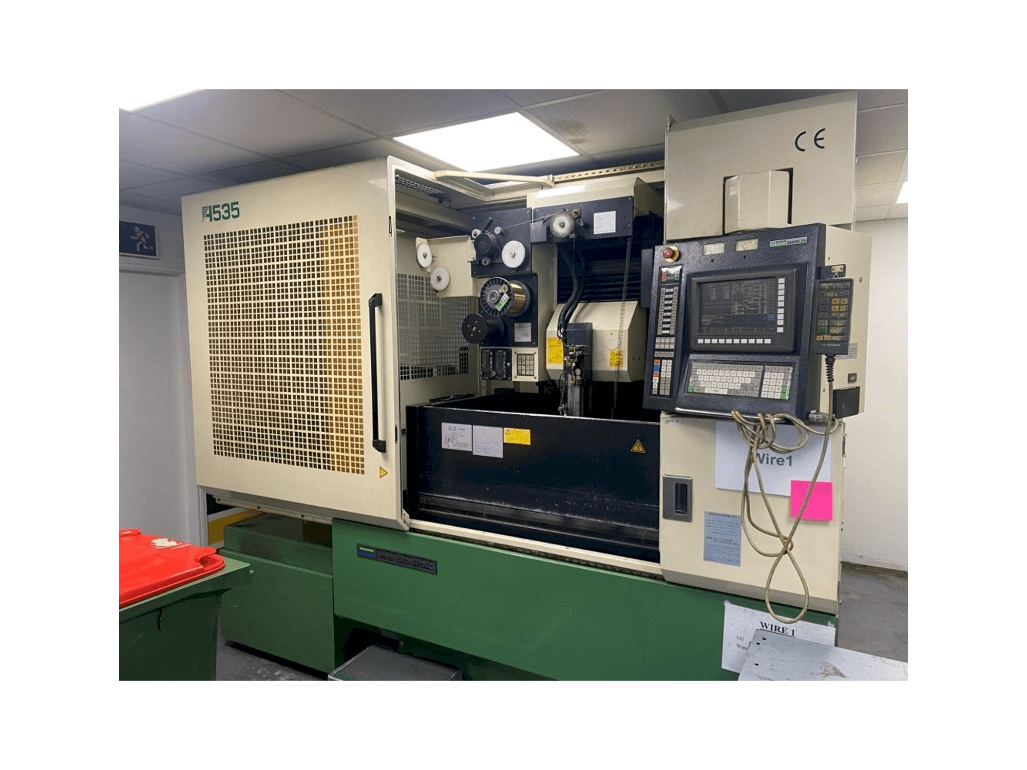 Front view of Sodick A535 machine