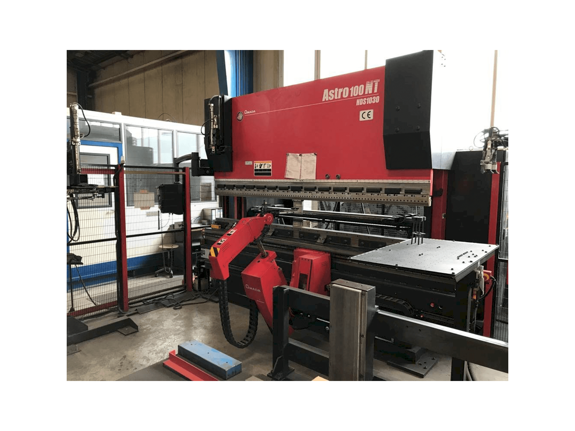 Front view of AMADA Astra 100-NT HDS-1030NTR machine
