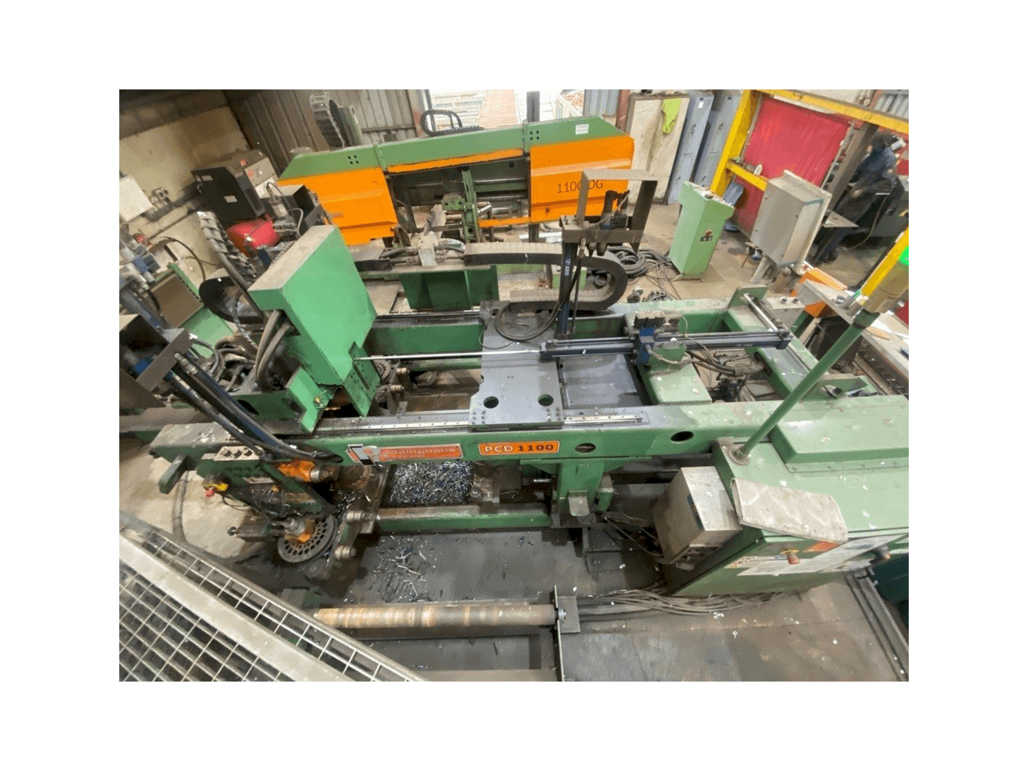 Front view of Peddinghaus PCD 1100 machine