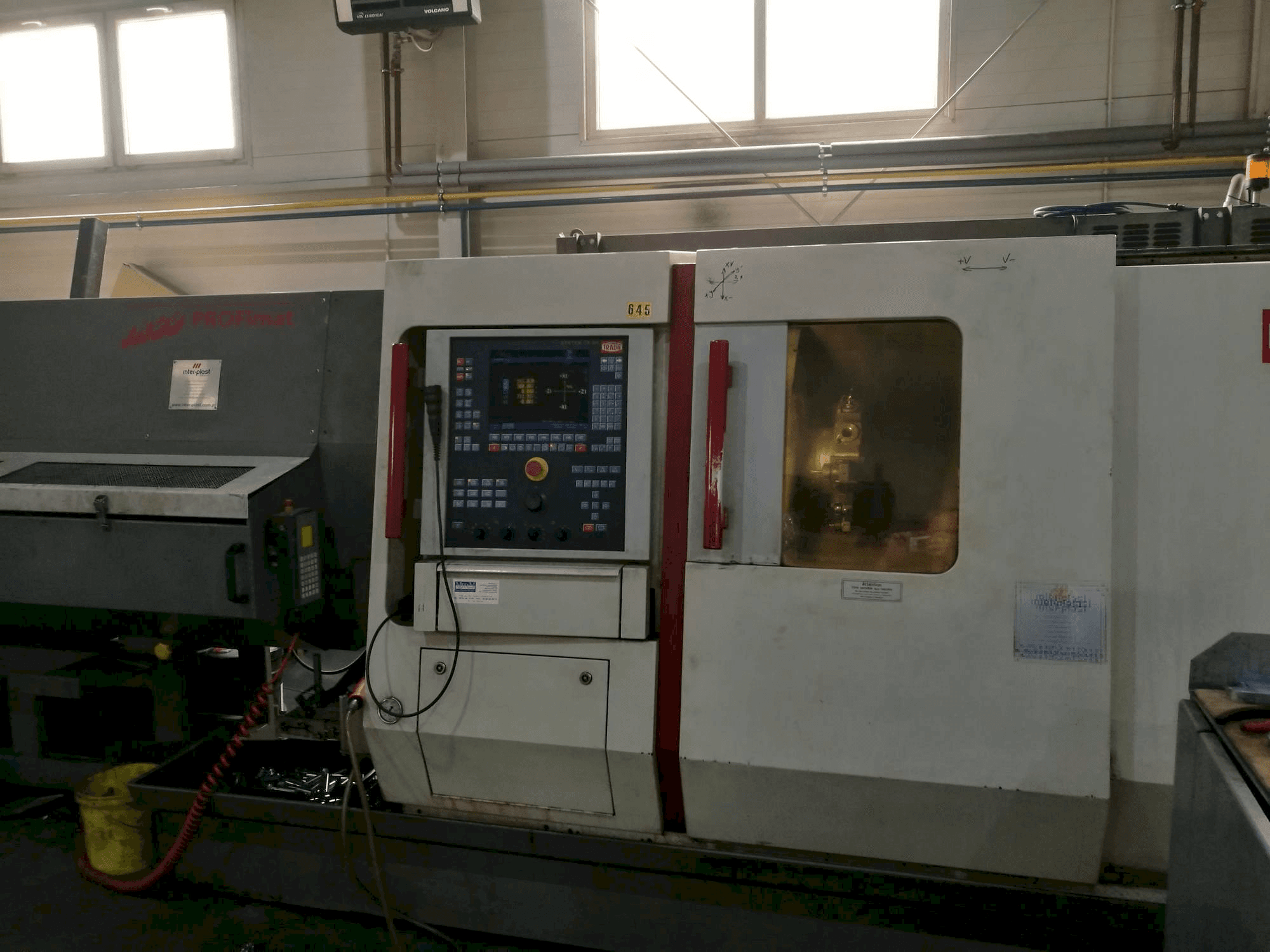 Front view of TRAUB TNC 42/65 machine