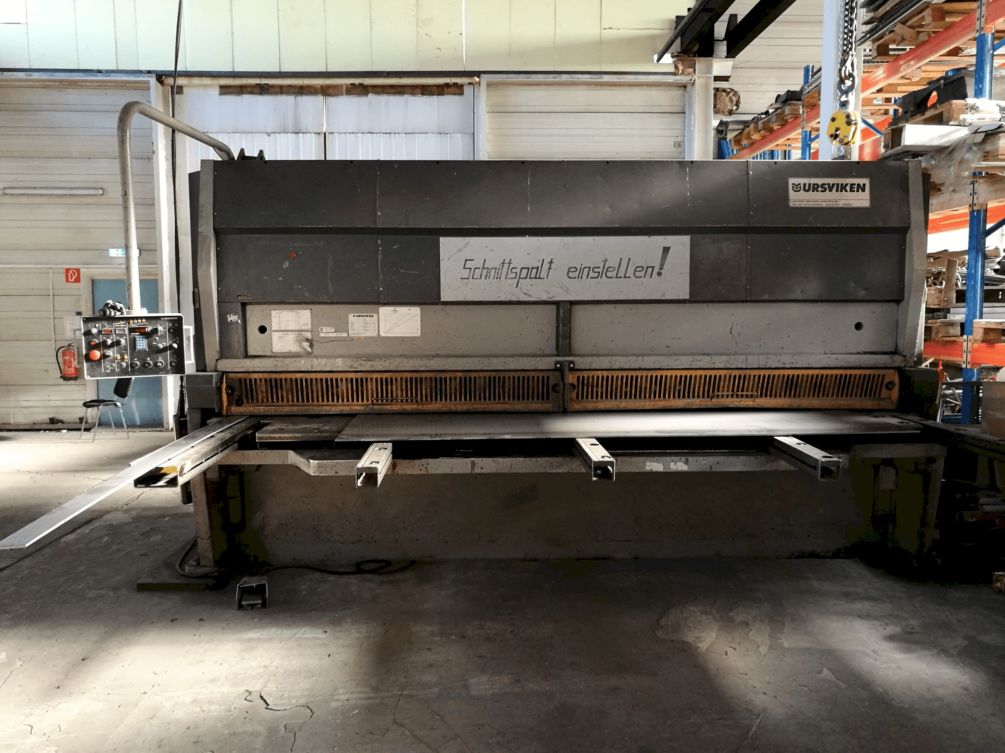 Front view of Ursviken GSA 640 machine