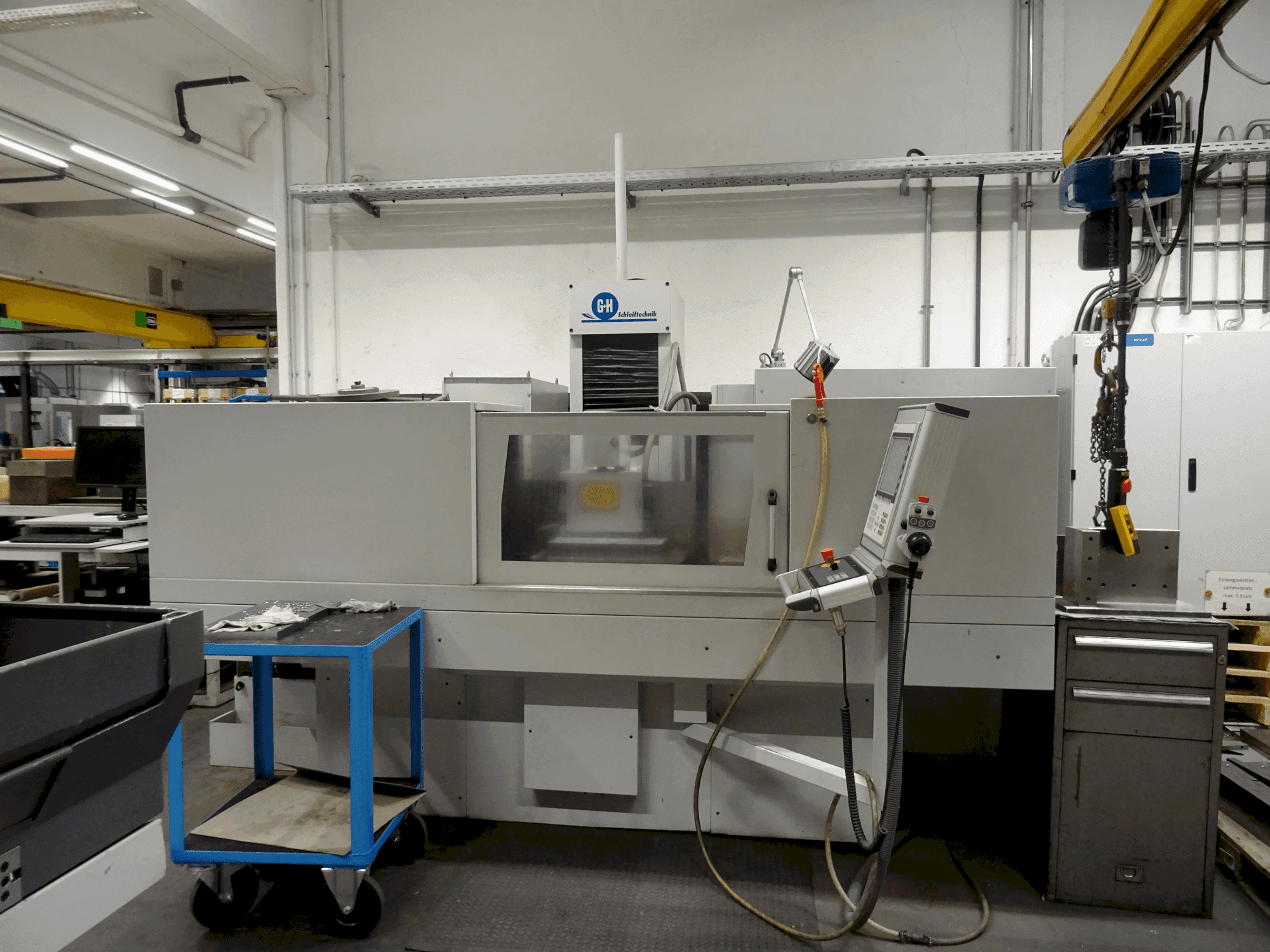 Vista frontal de la máquina GEIBEL & HOTZ FS 640 Z CB