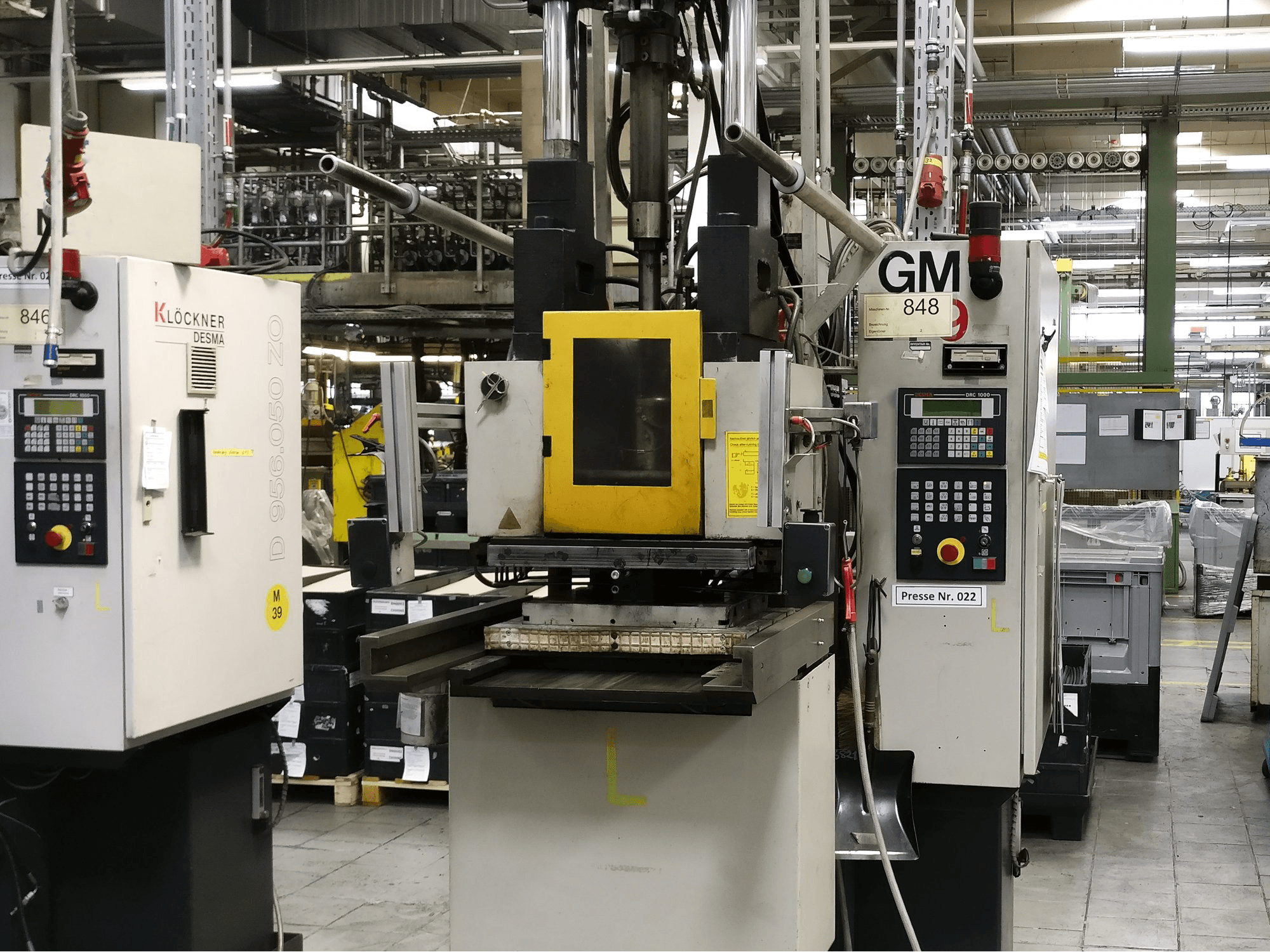 Vista principal de la máquina Klöckner Desma 956.050