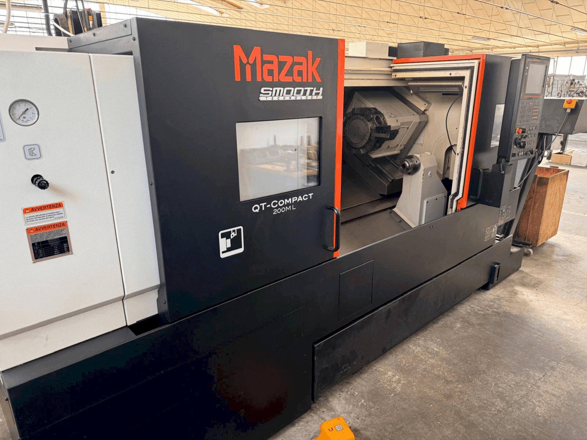 Front view of Mazak QT COMPACTG 200ML machine
