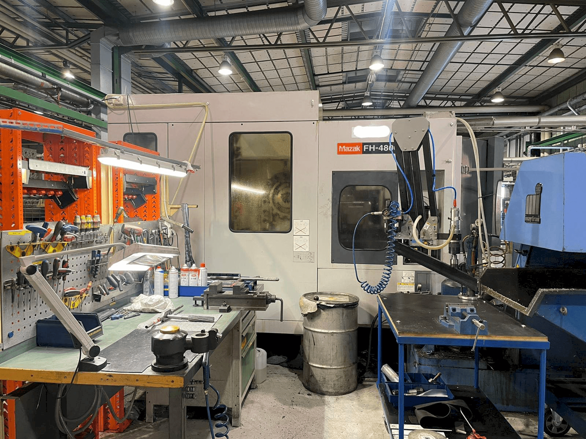 Front view of Mazak FH-4800 machine