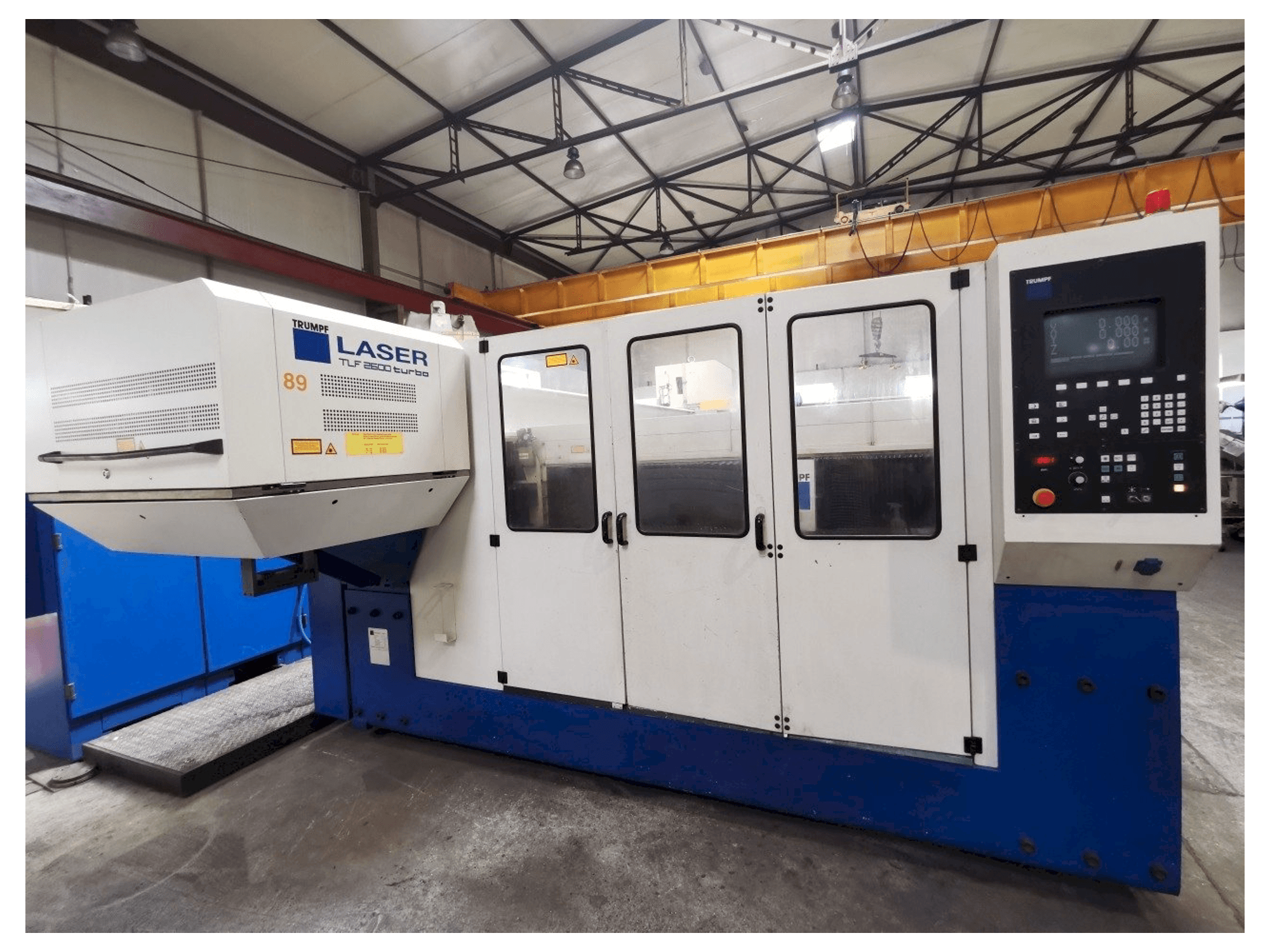 Front view of Trumpf Trumatic L 4030 machine