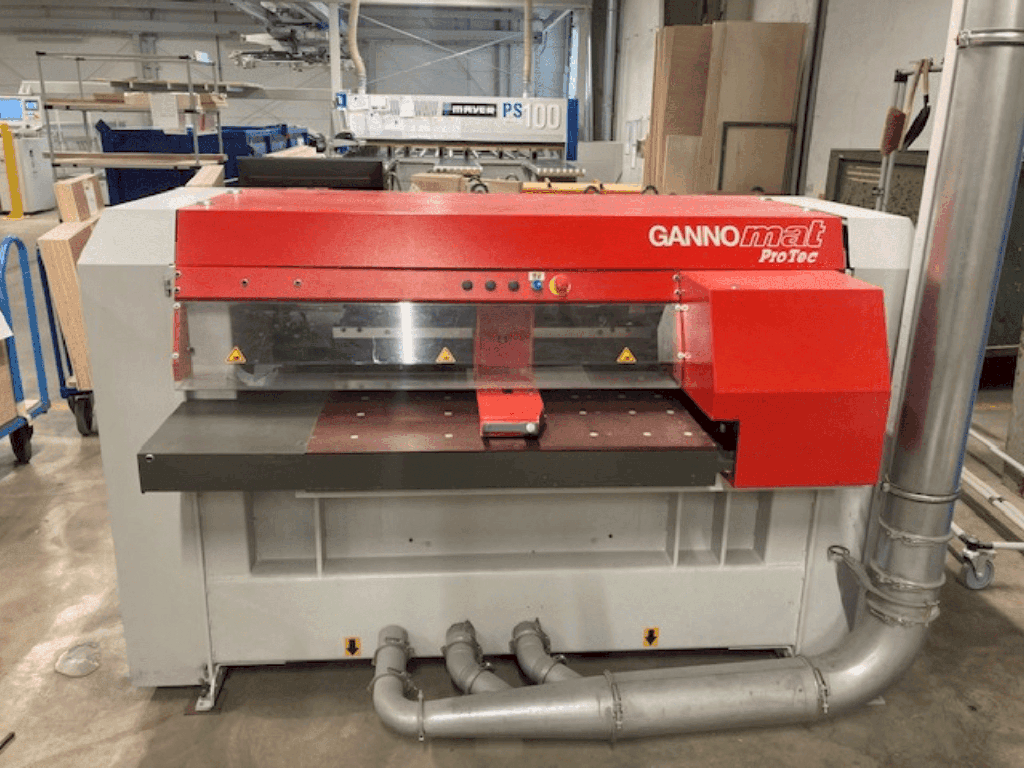 Vista frontal de la máquina GANNOMAT ProTec 571