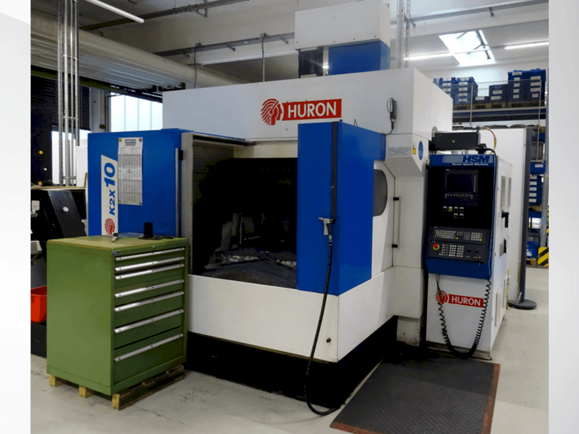 Front view of Huron K2X 10 machine