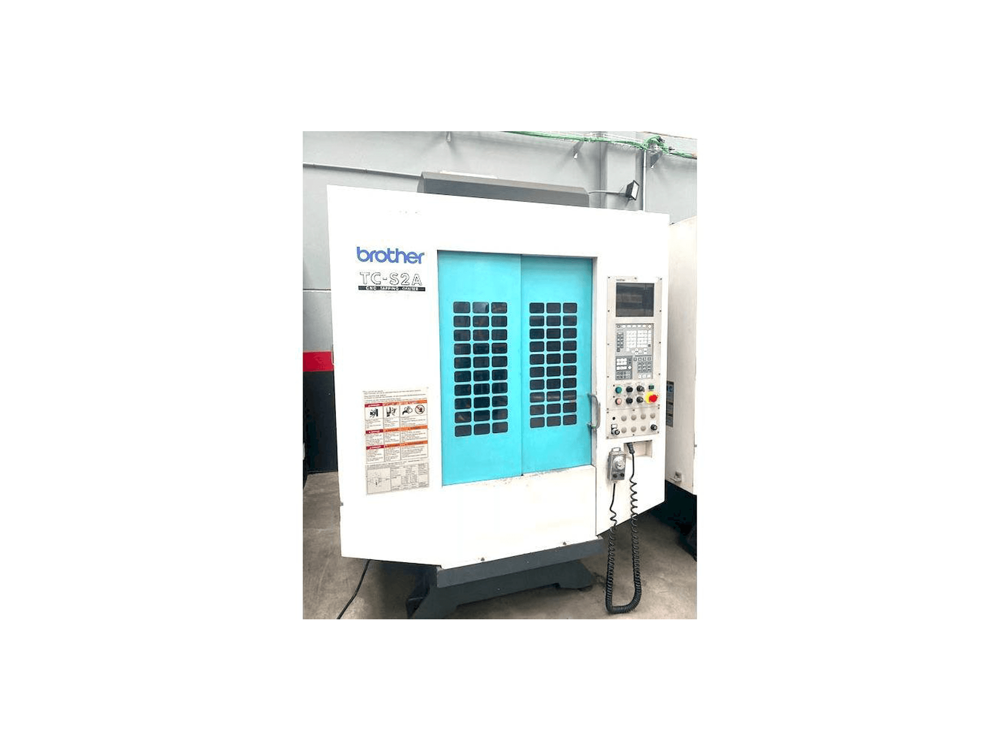 Front view of Brother TC-S2A machine