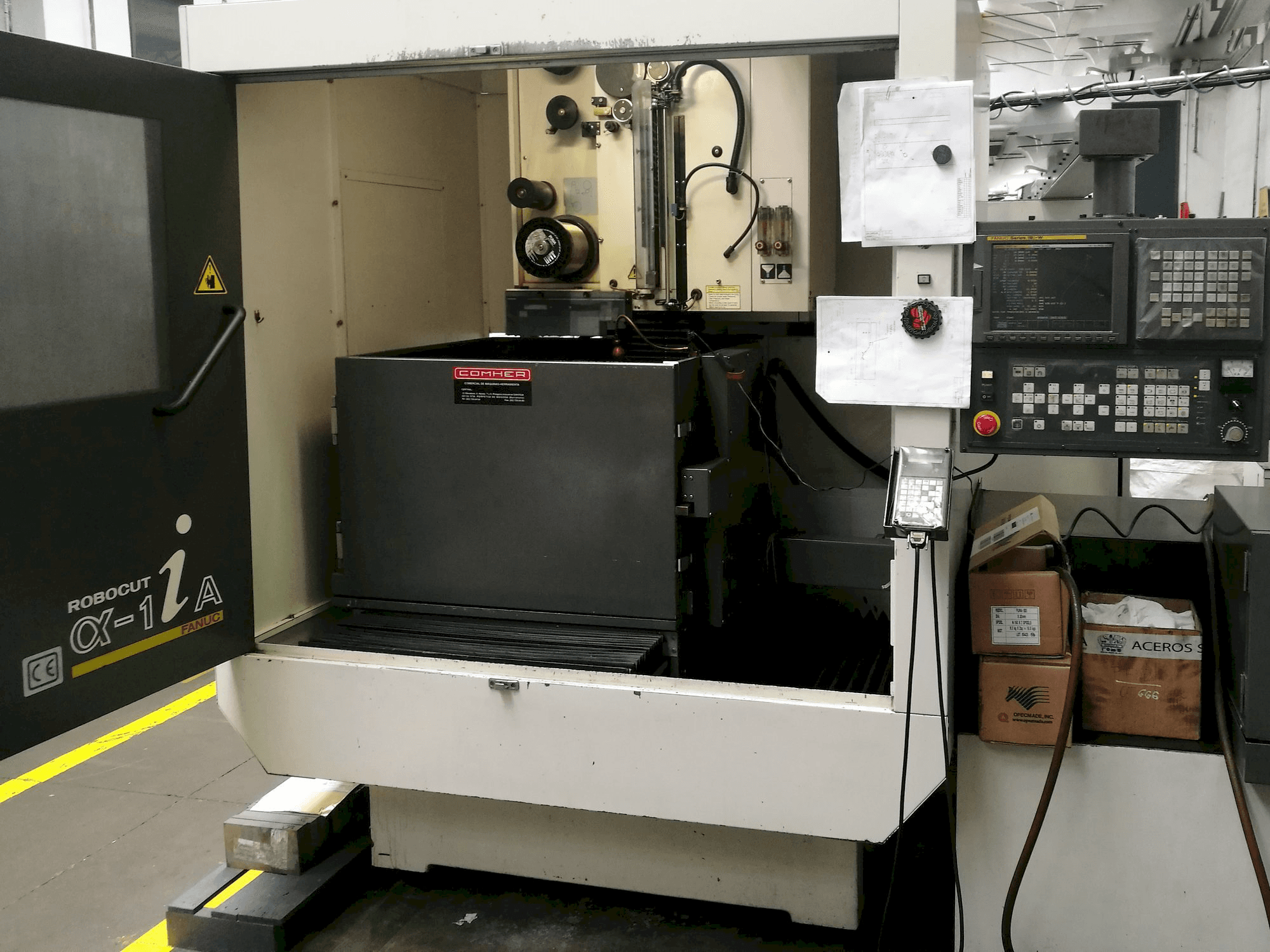 Front view of FANUC Robocut ALPHA -1iA machine
