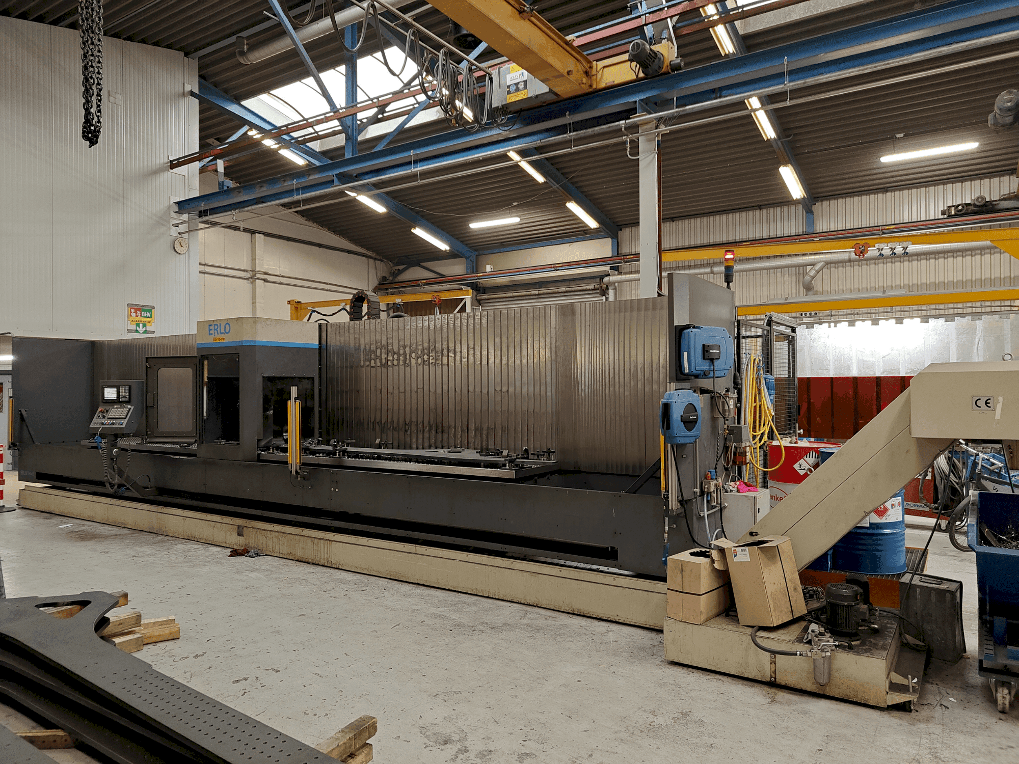 Vista frontal de la máquina Erlo TH-40