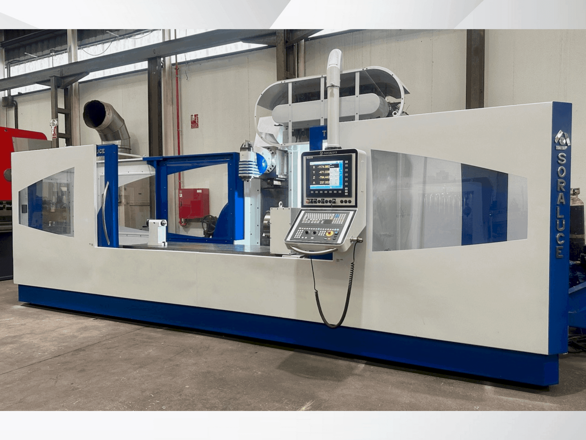 Front view of Soraluce TA-25A machine