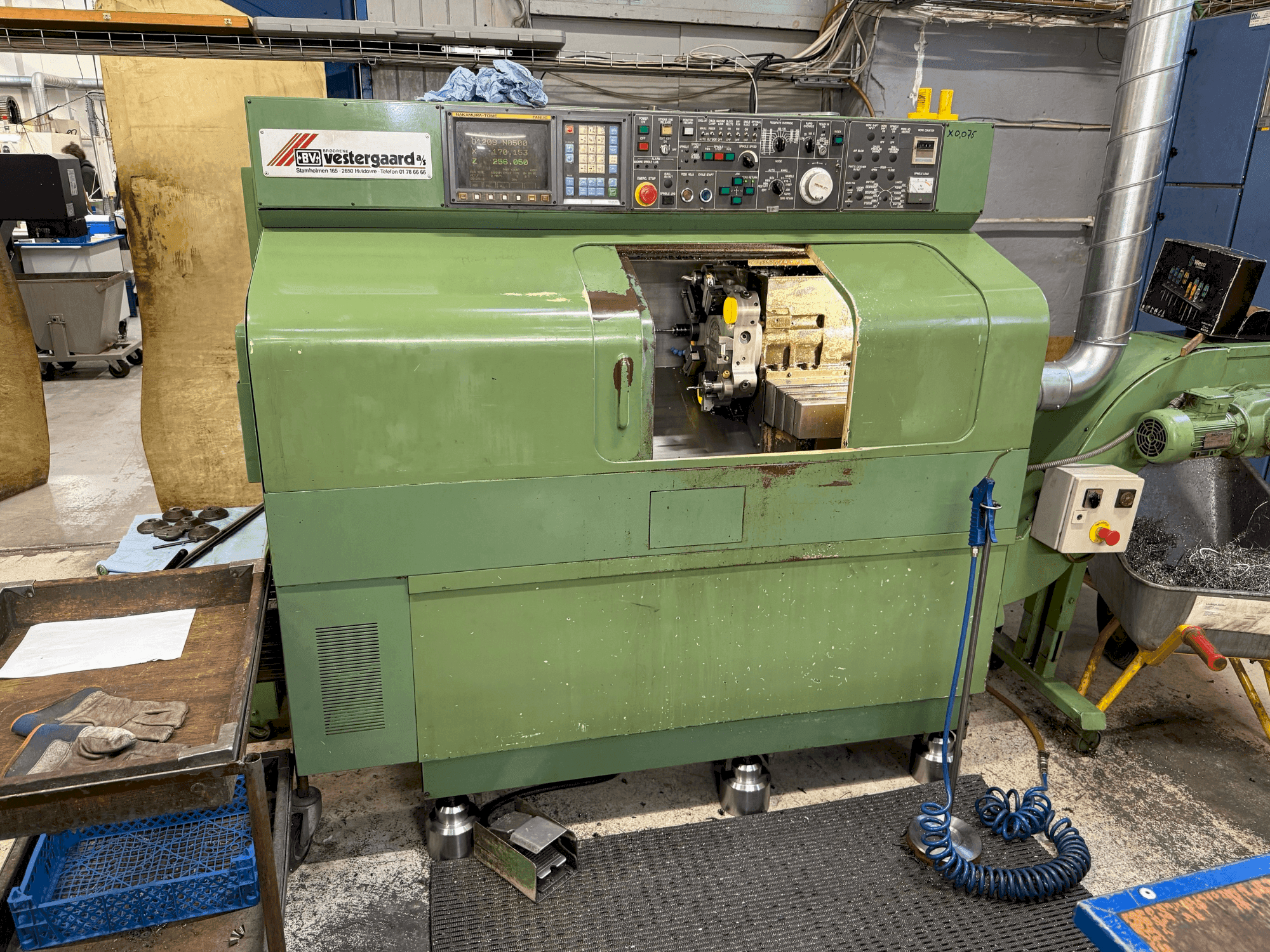 Front view of NAKAMURA TMC-15 machine