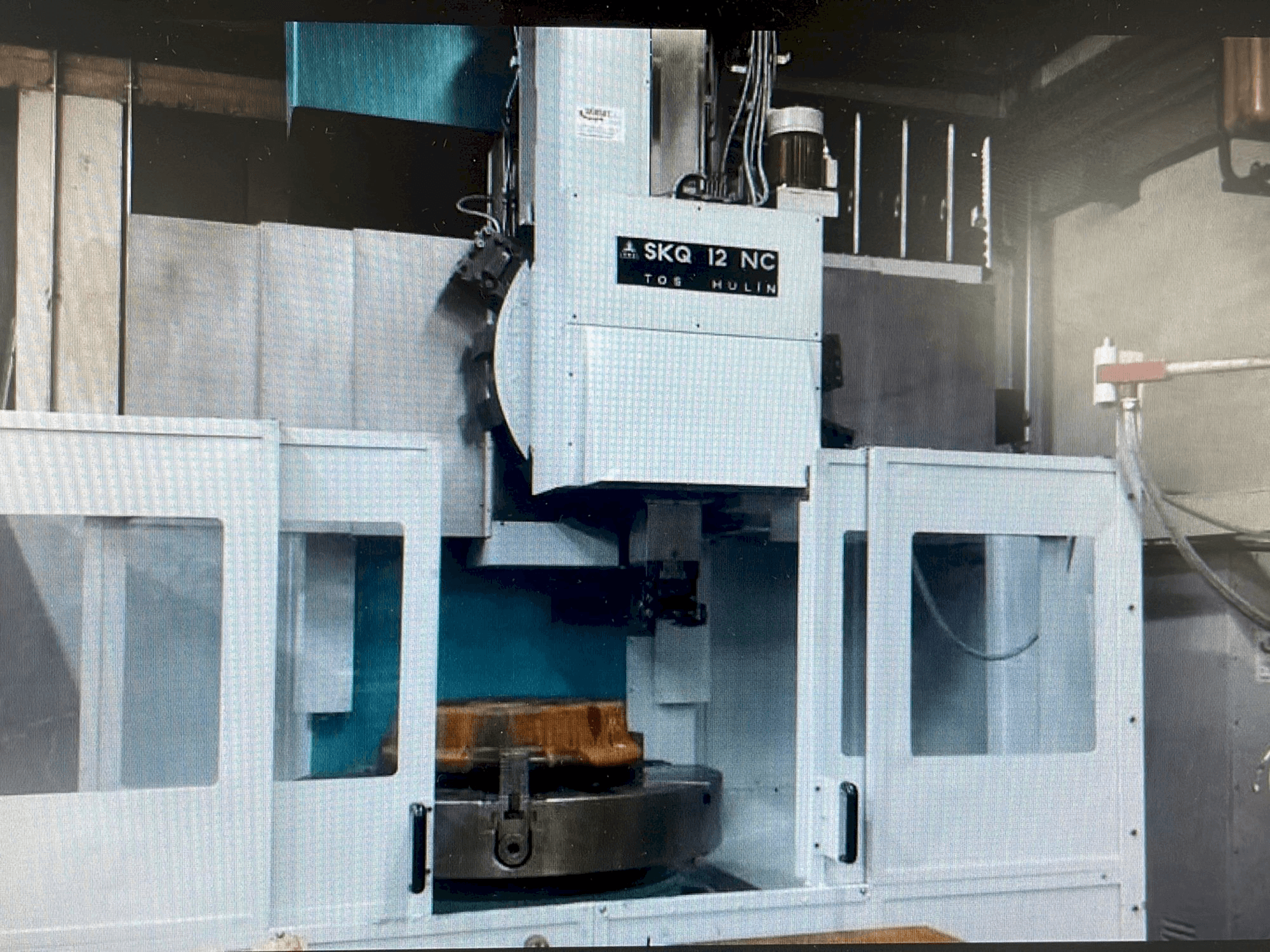 Front view of TOS SKQ 12 NC machine