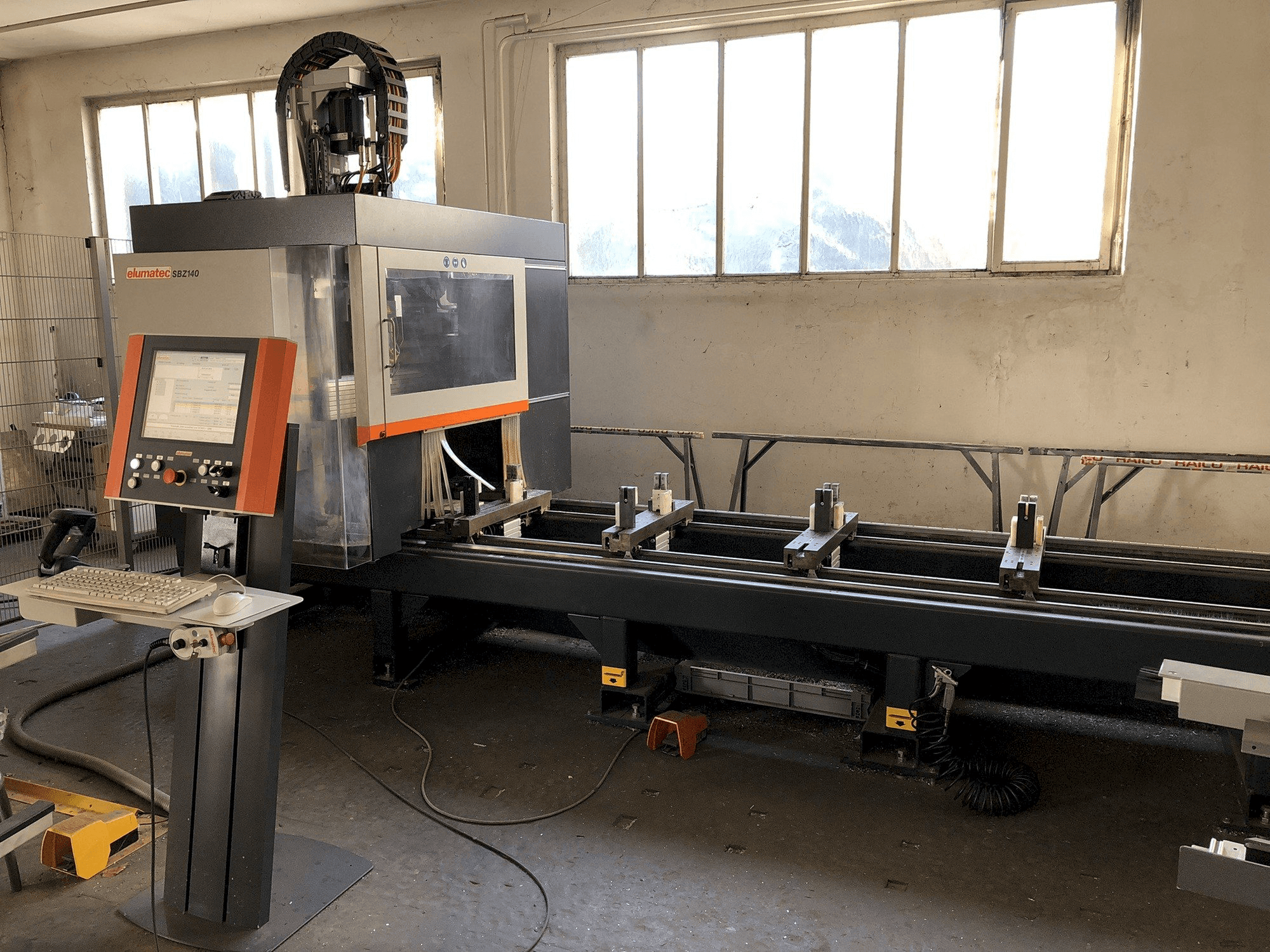 Front view of Elumatec SBZ 140/60 machine