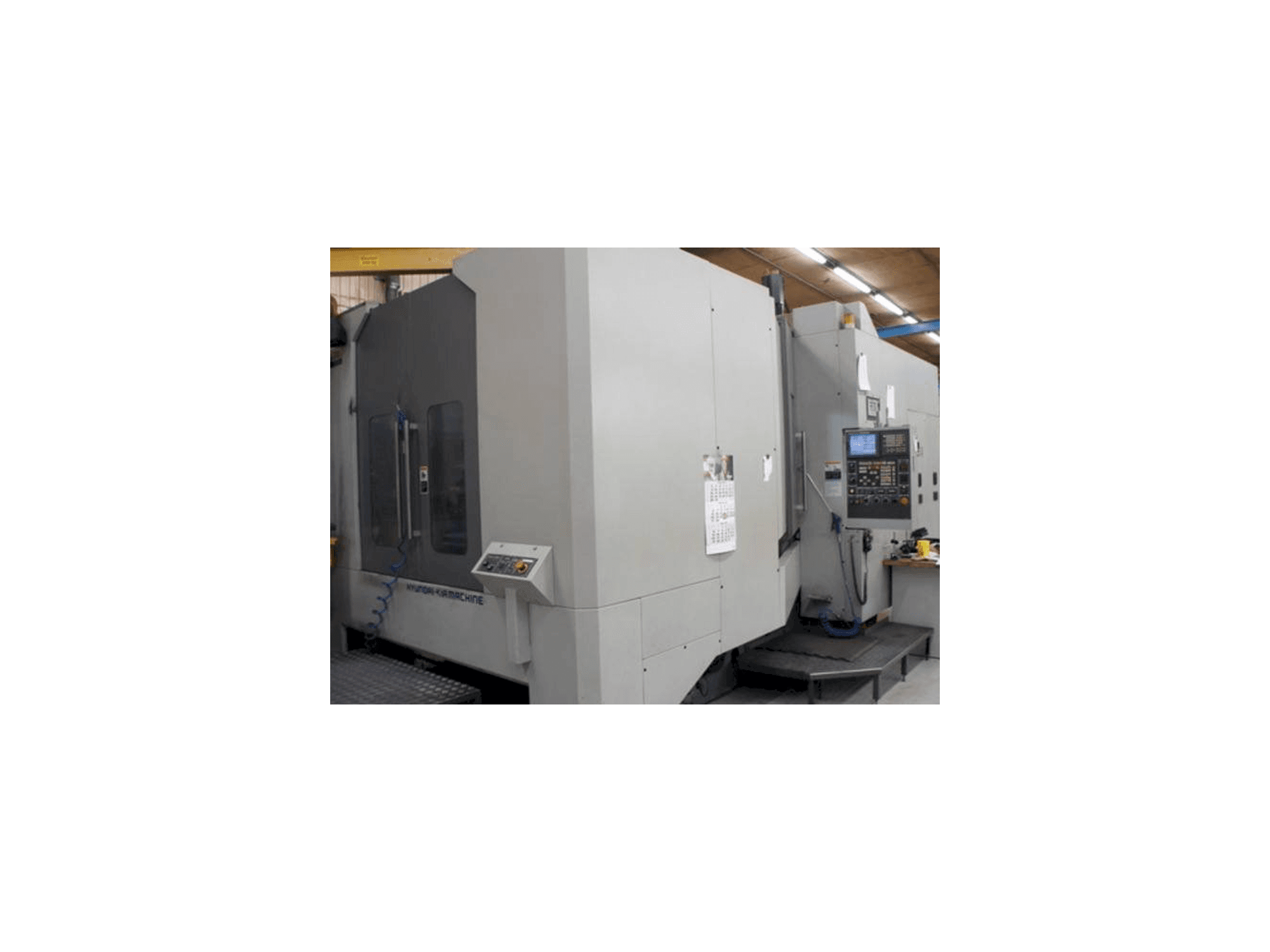 Vista frontal de la máquina Hyundai HS 630/800