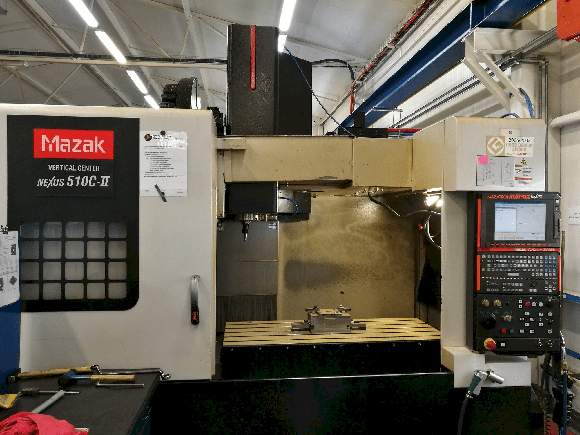 Front view of Mazak VC Nexus 510C-II machine