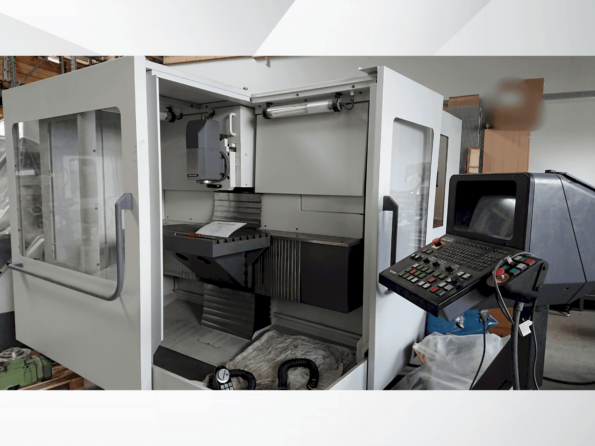 Front view of DECKEL FP4-60T machine