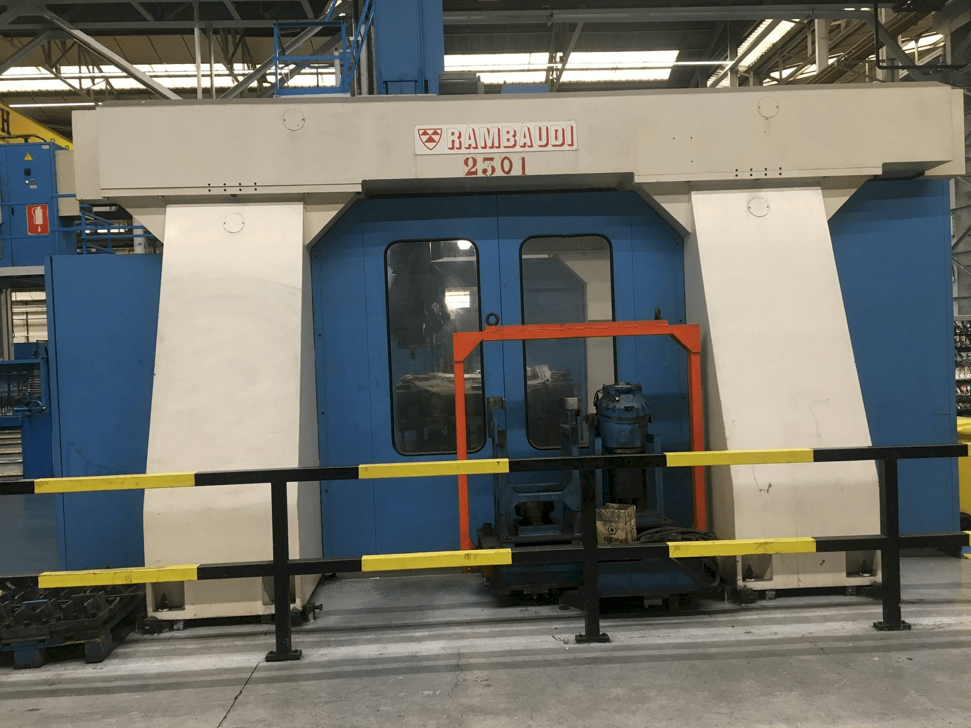 Front view of Rambaudi Ramspeed H 40L machine