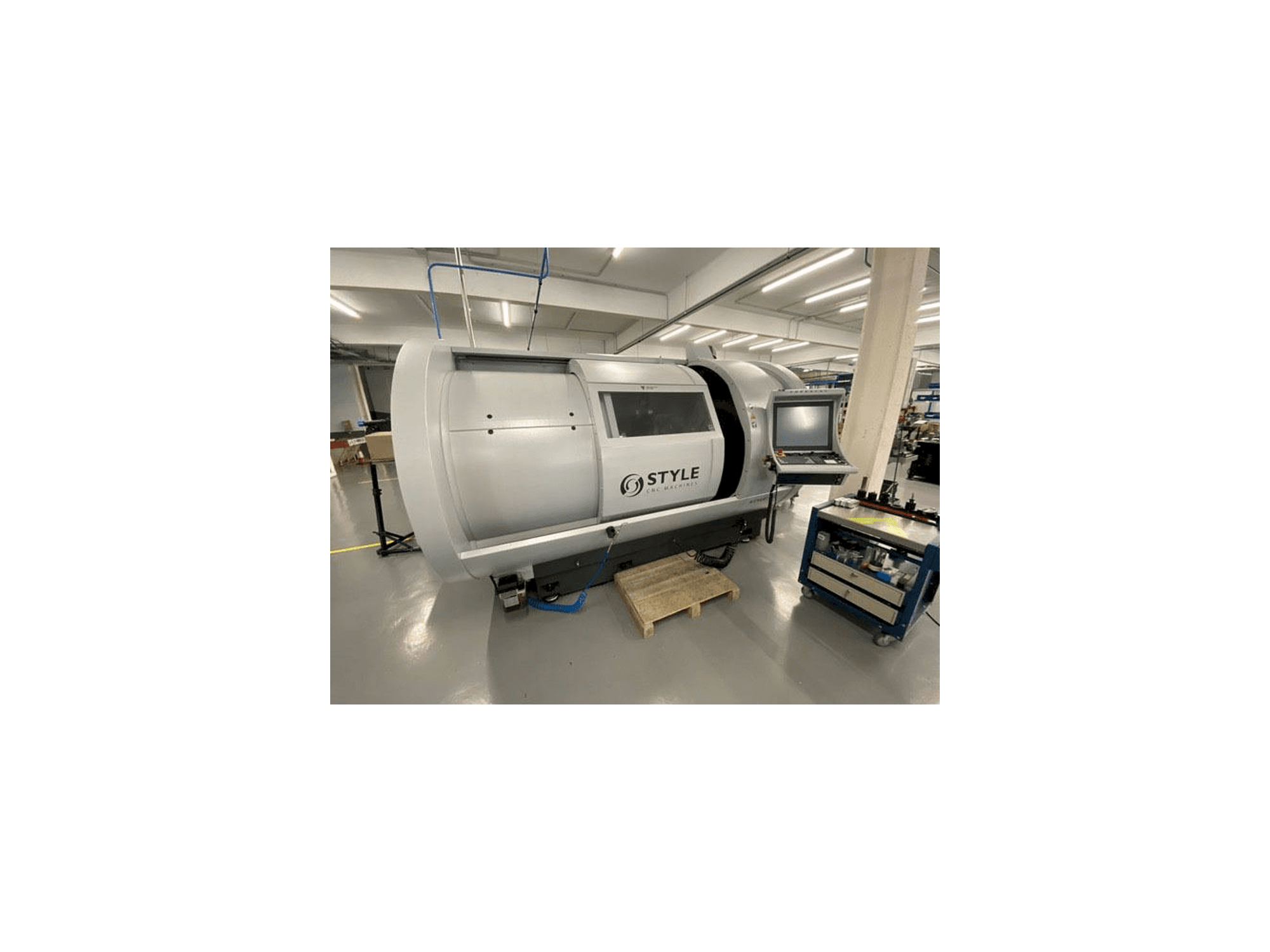 Vista frontal de la máquina Sturtz 750 (900 dbc)