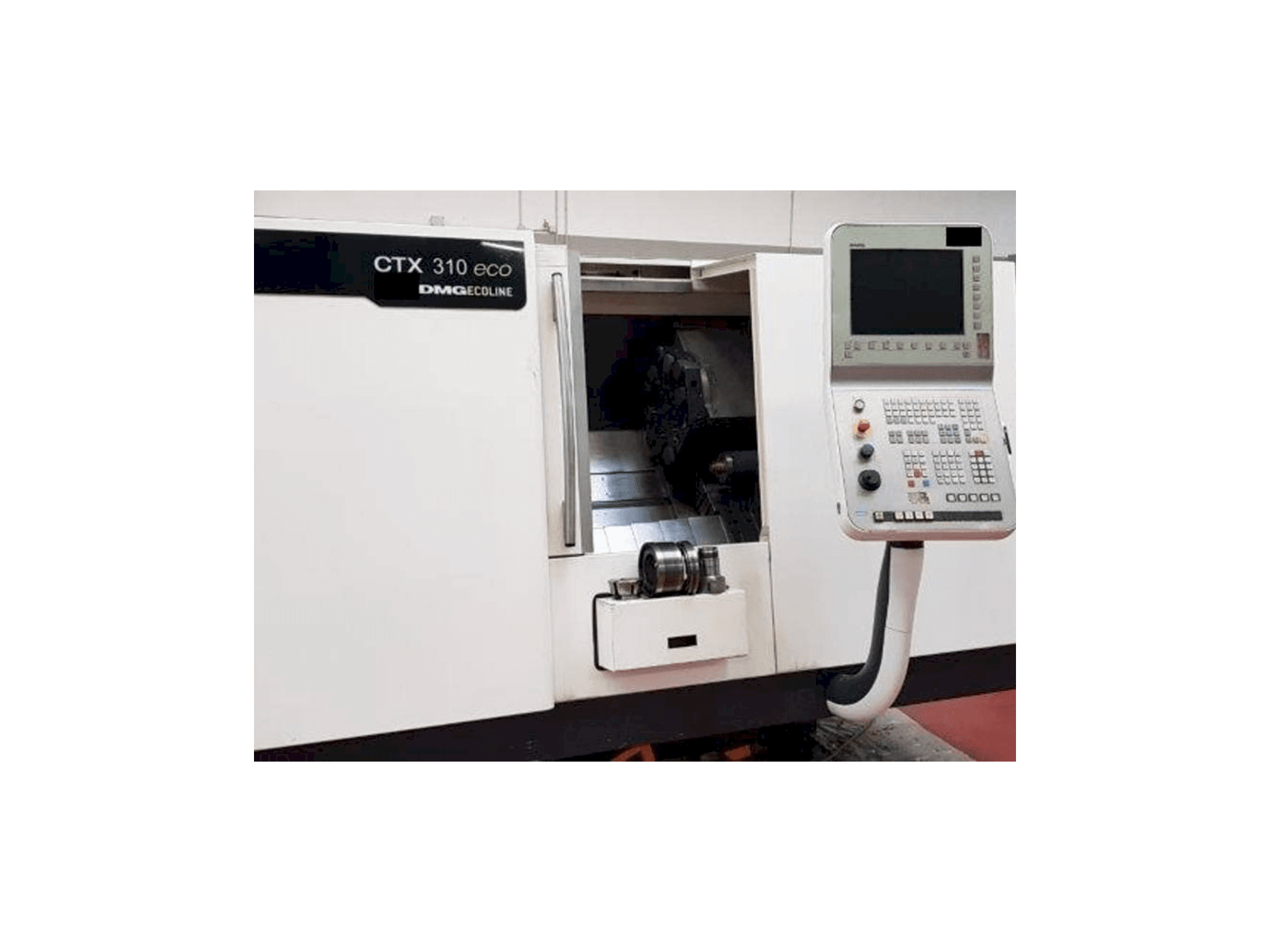 Vista frontal de la máquina DMG GILDEMEISTER CTX 310 V3 Eco