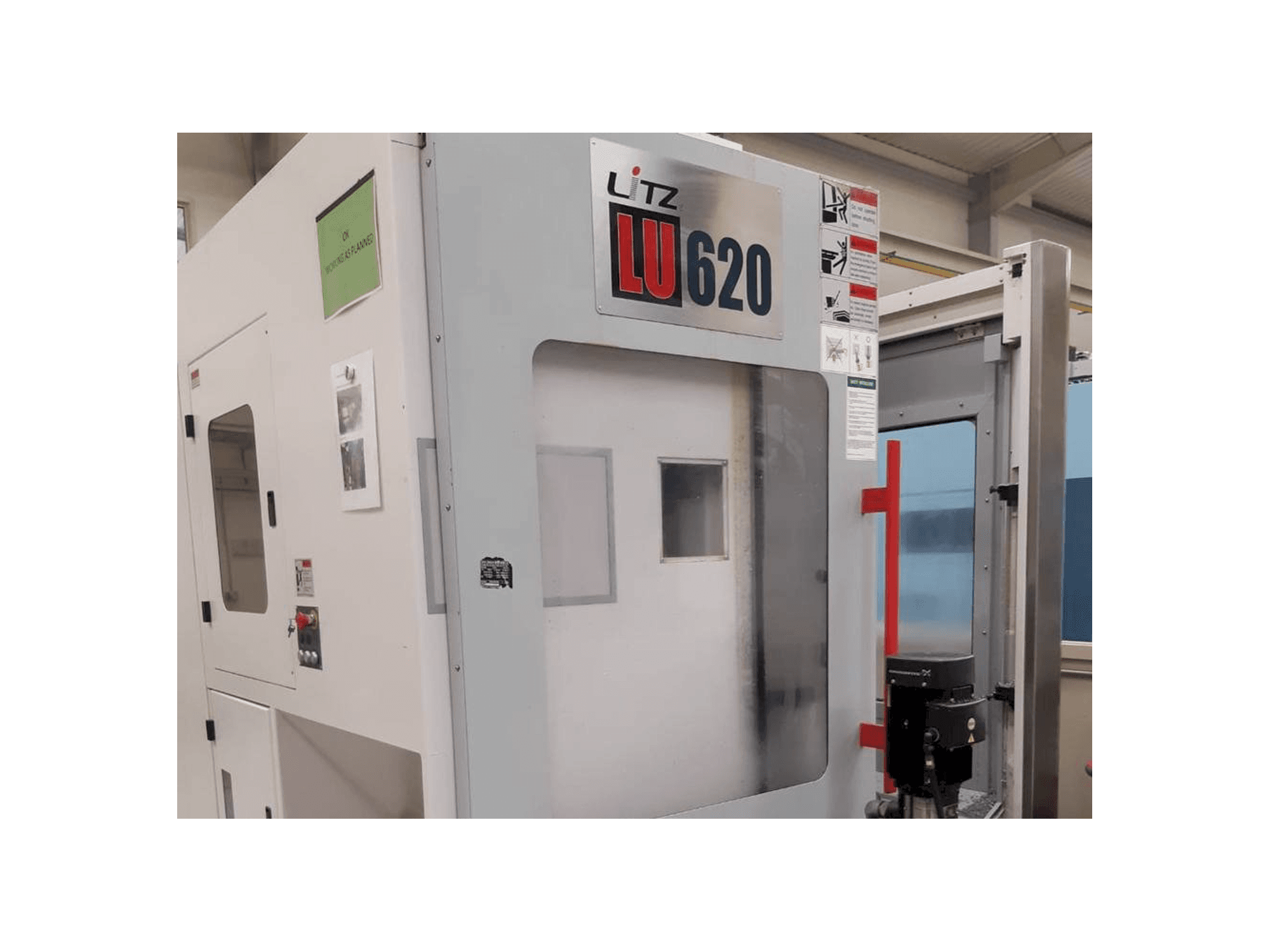 Vista frontal de la máquina Litz LU 620