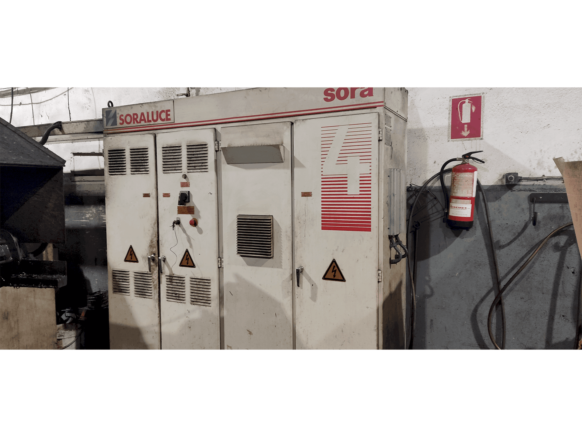 Front view of Soraluce SORA 4 machine