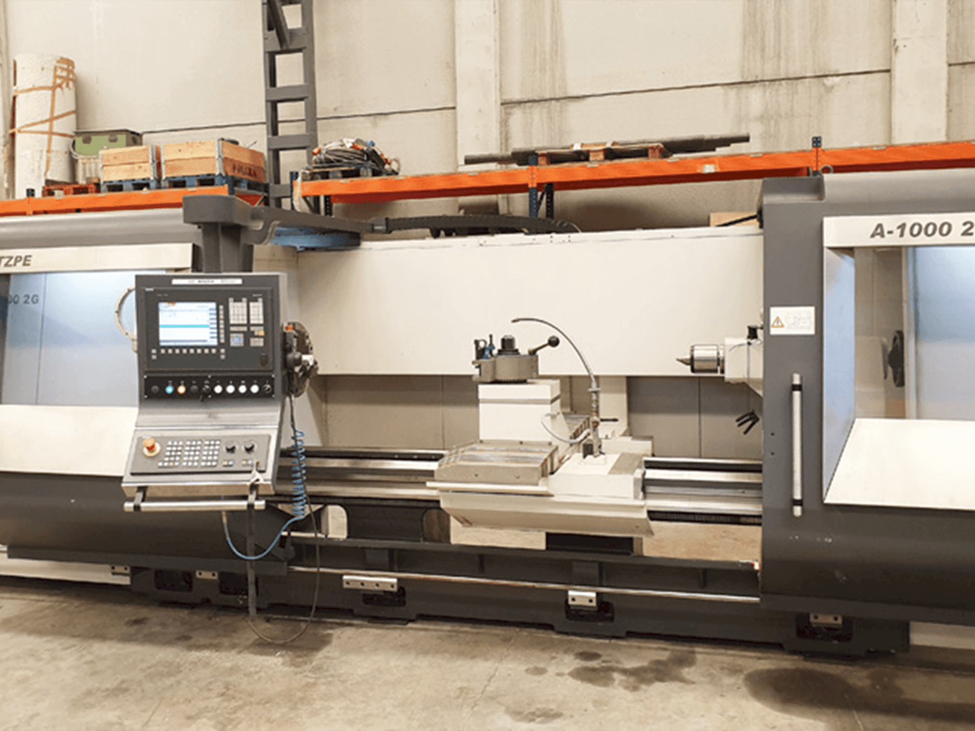 Vista frontal de la máquina Gurutzpe A-1000 2G