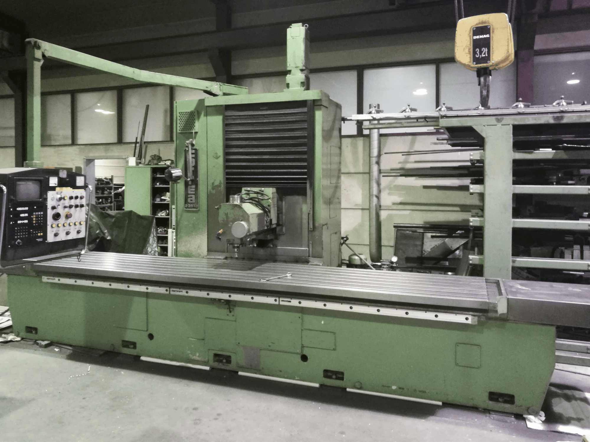 Vista derecha de la máquina Correa A-20/40