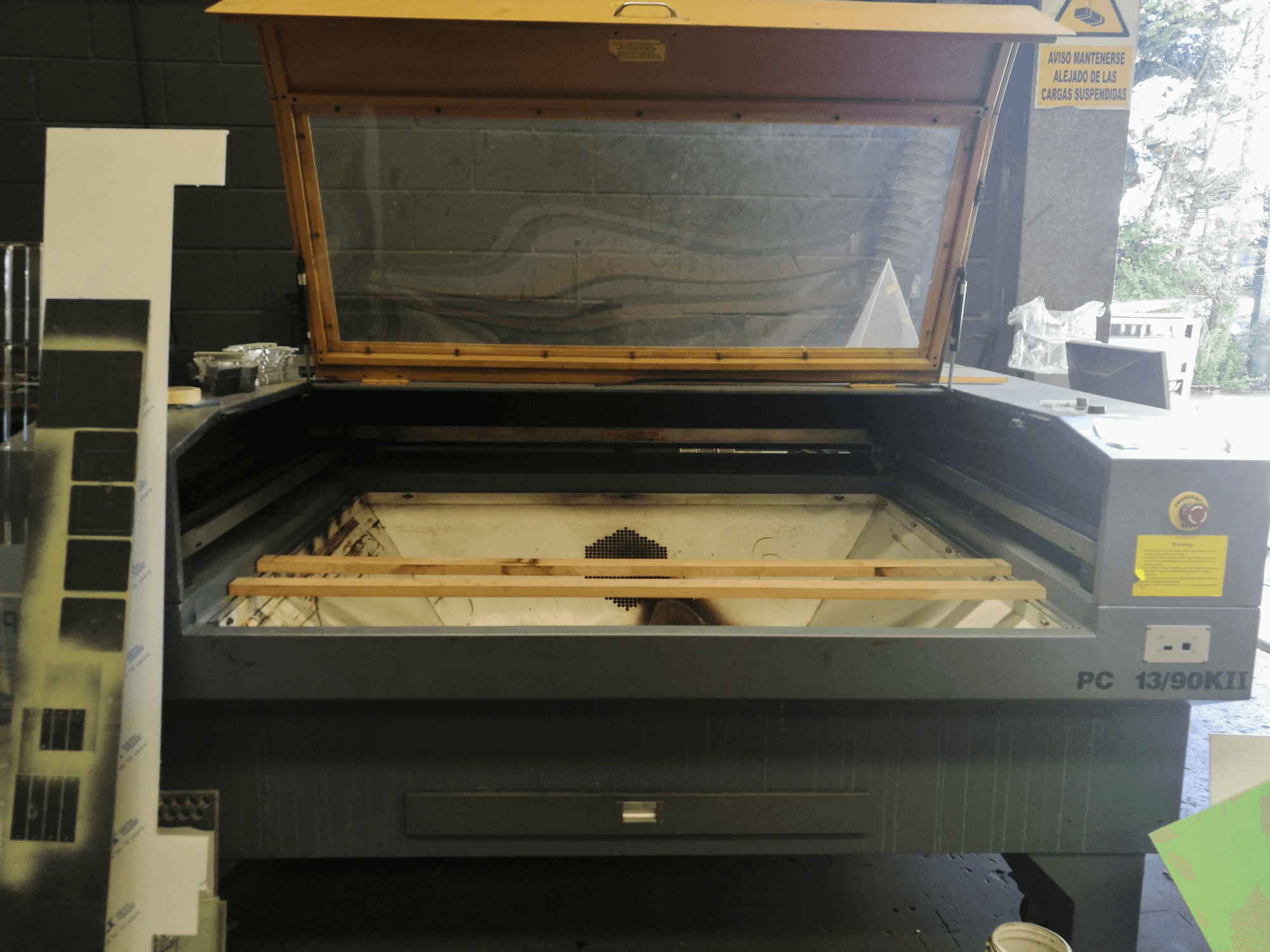 Front view of PC 13/90KII Machine