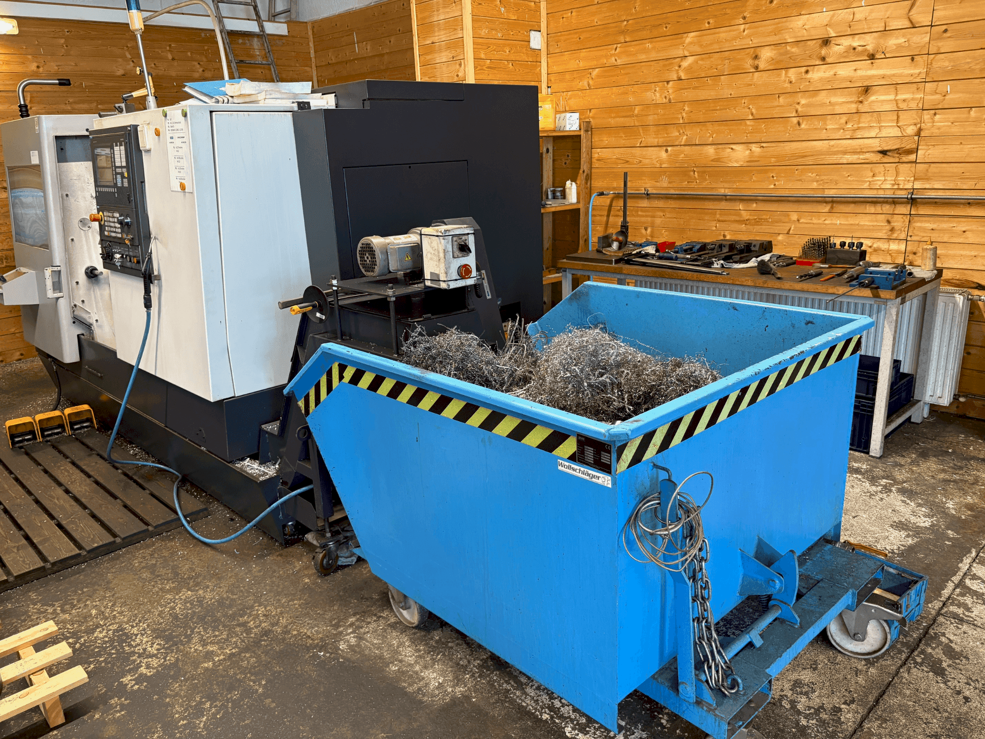 Front view of HWACHEON Cutex 240 machine