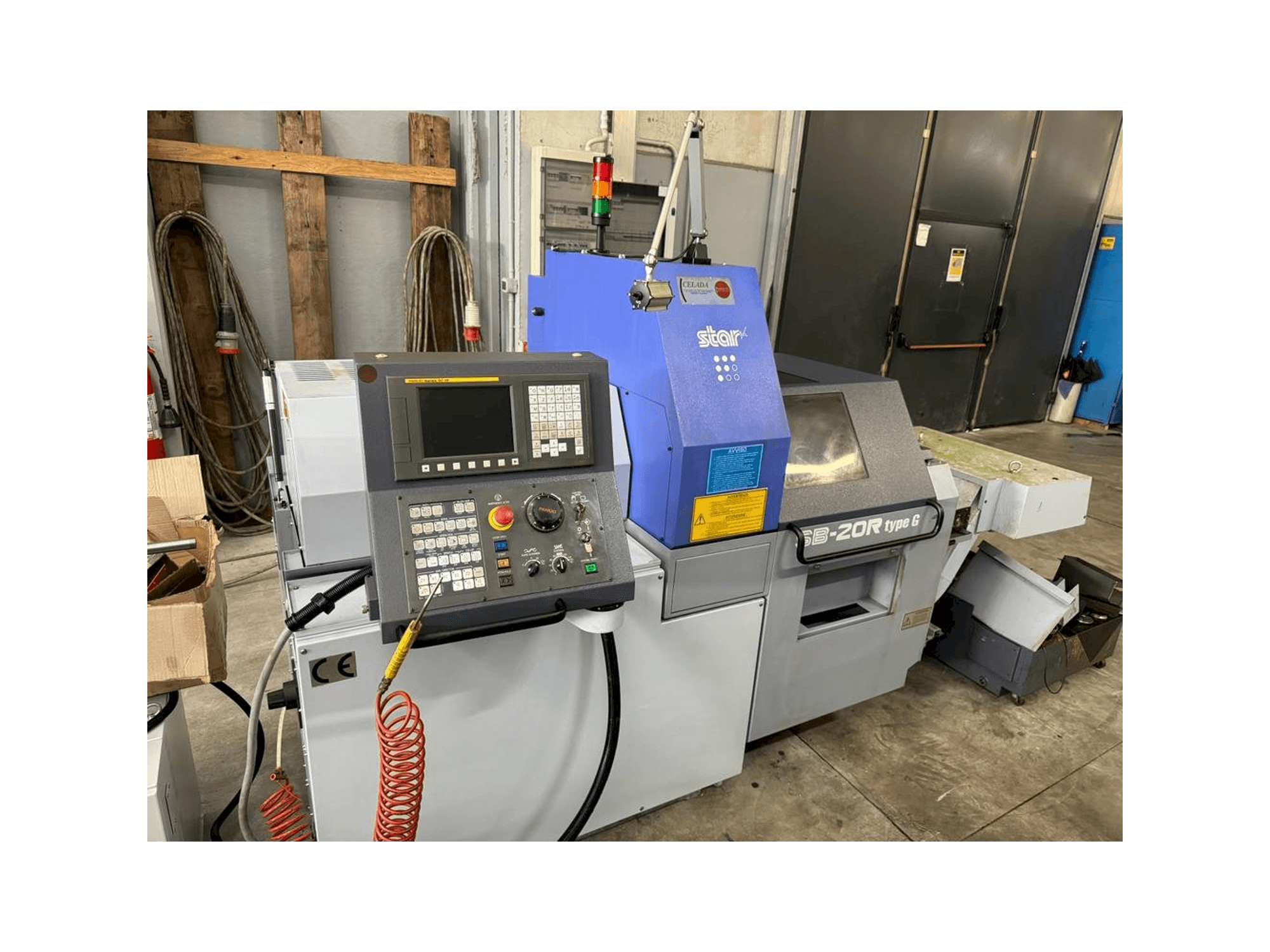 Vista frontal de la máquina Star SB-20R TYPE G